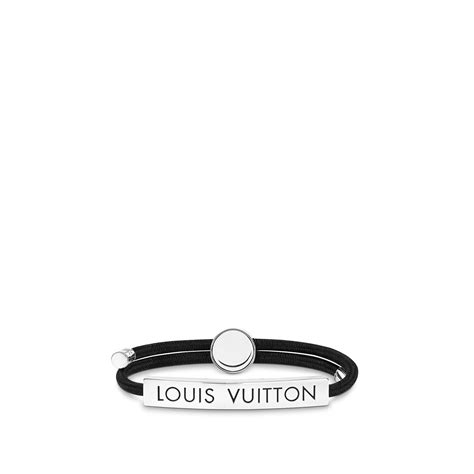 louis vuitton black leather brushed metal clasp|louis vuitton lv space bracelet.